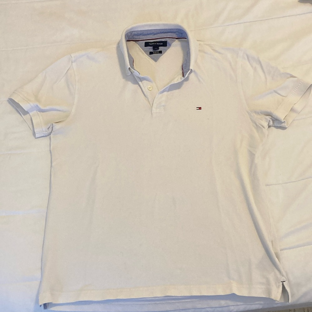 Tommy Hilfiger Men's White Polo Shirt